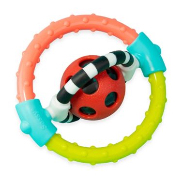 Sassy Spin &amp; Chew Flexible Ring Rattle. View a larger version of this product image.