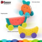 Alternate image 3 for Sassy&reg; Stacking Fruit Action Cars