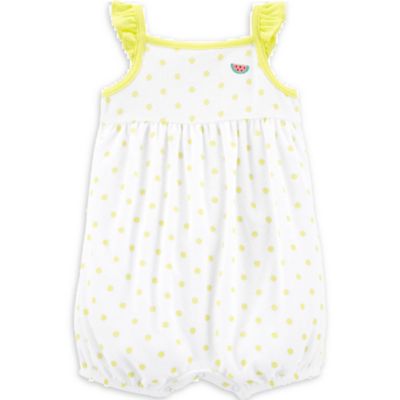 carter's yellow romper