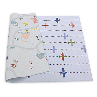 BABY CARE&trade; Air Show Play Mat in White. View a larger version of this product image.