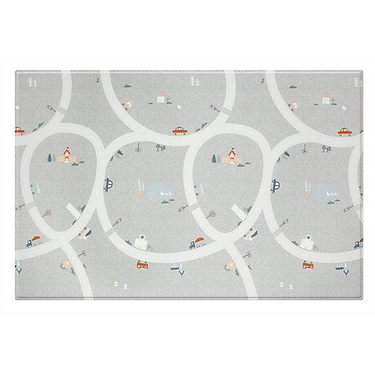 Alternate image 1 for BABY CARE™ Tiny Ville Play Mat in Grey