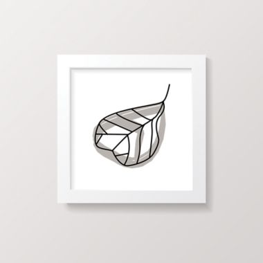 goumi&reg; Organic Cotton 3-Piece Abstract Floral Framed Wall Art Set in White. View a larger version of this product image.