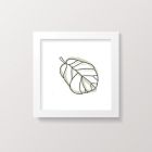 Alternate image 2 for goumi&reg; Organic Cotton 3-Piece Abstract Floral Framed Wall Art Set in White