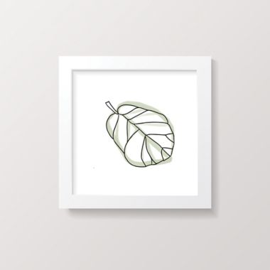 goumi&reg; Organic Cotton 3-Piece Abstract Floral Framed Wall Art Set in White. View a larger version of this product image.