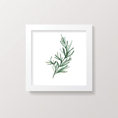 goumi&reg; Organic Cotton 3-Piece Botanical Framed Wall Art Set in White. View a larger version of this product image.