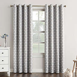 Sun Zero® Raleigh 95-Inch Grommet 100% Blackout Window Curtain Panel in Grey (Single)