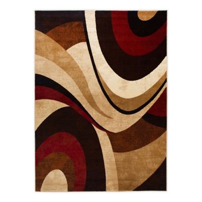 Tribeca Rug 6&#39;7" X 9&#39;10" Brown/Red