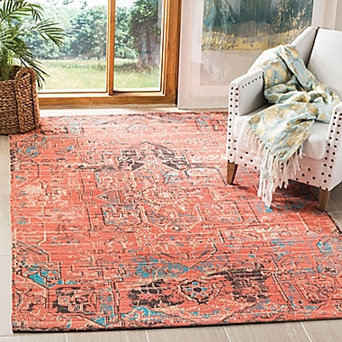 Safavieh Saffron 4&#39; x 6&#39; Charlie Area Rug in Rust. View a larger version of this product image.