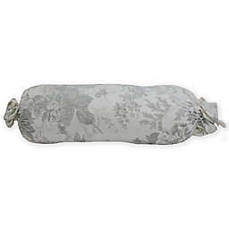 Wamsutta® Vintage Floral Bolster Indoor/Outdoor Throw Pillow in Grey