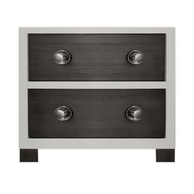 white nursery nightstand