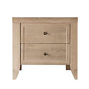 Milk Street Baby Cameo 2-Drawer Nightstand in Natural Toast