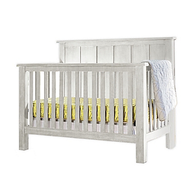 Milk Street Relic 4-in-1 Batten Convertible Crib in Cloud White. View a larger version of this product image.