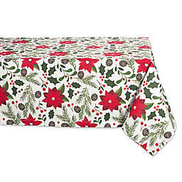 Design Imports Woodland Christmas Tablecloth