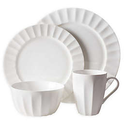 Nevaeh White® by Fitz and Floyd® Fluted Dinnerware Collection