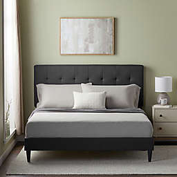 Dream Collection™ by LUCID® Platform Bed Frame with Square Tufted Headboard