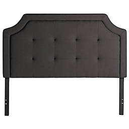 Dream Collection™ by LUCID® Queen Square-Tufted Upholstered Headboard in Graphite