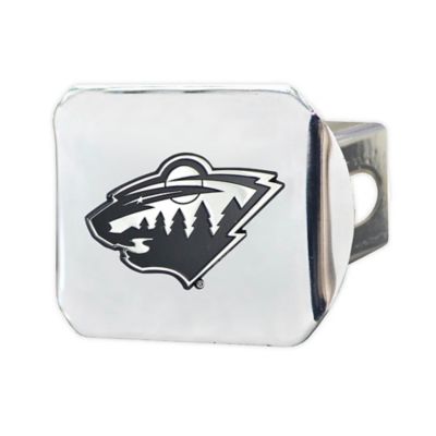 NHL Minnesota Wild Chrome Emblem on Chrome Hitch Cover