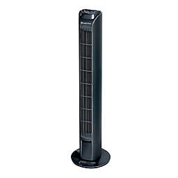 Comfort Zone® 31-Inch Oscillating Tower Fan with Remote in Black