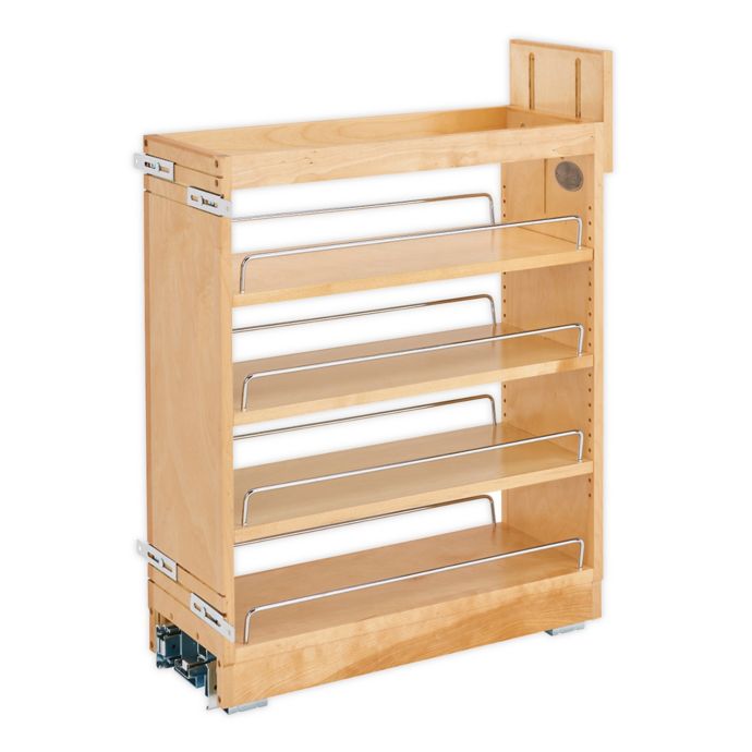 Rev A Shelf Pull Out Wood Base Cabinet Organizer With Ball Bearing