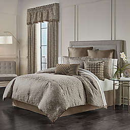 J. Queen New York™ Cracked Ice 4-Piece King Comforter Set in Taupe