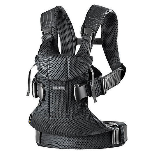 Alternate image 1 for BABYBJÖRN® Baby Carrier One Air in Black 3D Mesh