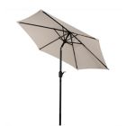 Alternate image 3 for Sunnydaze Decor 7.5-Foot Octagon Aluminum Tilting Market Umbrella in Beige