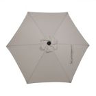 Alternate image 4 for Sunnydaze Decor 7.5-Foot Octagon Aluminum Tilting Market Umbrella in Beige