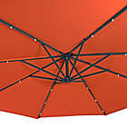 Alternate image 5 for Sunnydaze 10-Foot Offset Cantilever Solar LED Patio Umbrella