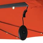 Alternate image 8 for Sunnydaze 10-Foot Offset Cantilever Solar LED Patio Umbrella
