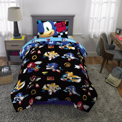 Sonic the Hedgehog Throw Pillow Case Bed Sofa Cushion Cover Decor Girl Boys Gift 