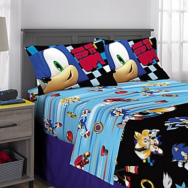 Sonic the Hedgehog Full Bed in a Bag. View a larger version of this product image.