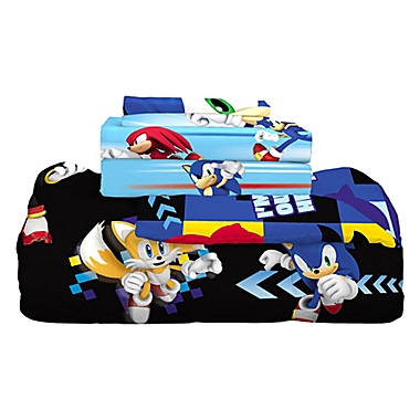 Sonic the Hedgehog Full Bed in a Bag. View a larger version of this product image.