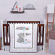 Trend Lab&reg; Gone Fishing Stars 3-Piece Crib Bedding Set in White