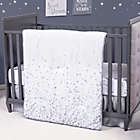Alternate image 2 for Trend Lab&reg; Sprinkle Stars 3-Piece Crib Bedding Set in Grey/Silver