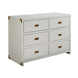 Baby Relax Miles 6-Drawer Dresser in Grey