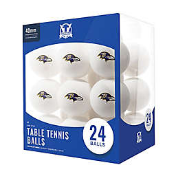 NFL Baltimore Ravens 24-Count Table Tennis Balls
