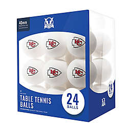 NFL Kansas City Chiefs 24-Count Table Tennis Balls