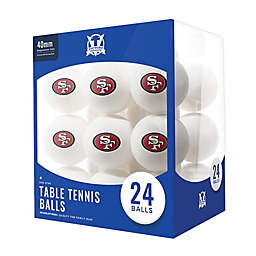 NFL San Francisco 49ers 24-Count Table Tennis Balls