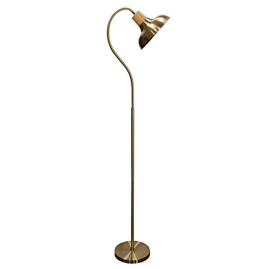 Stylecraft Gold Steel Floor Lamp With, Stylecraft 3 Light Floor Lamp