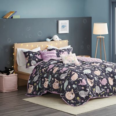 narwhal crib bedding