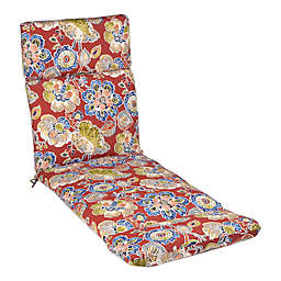 Destination Summer Print Outdoor Chaise Lounge Chair Cushion