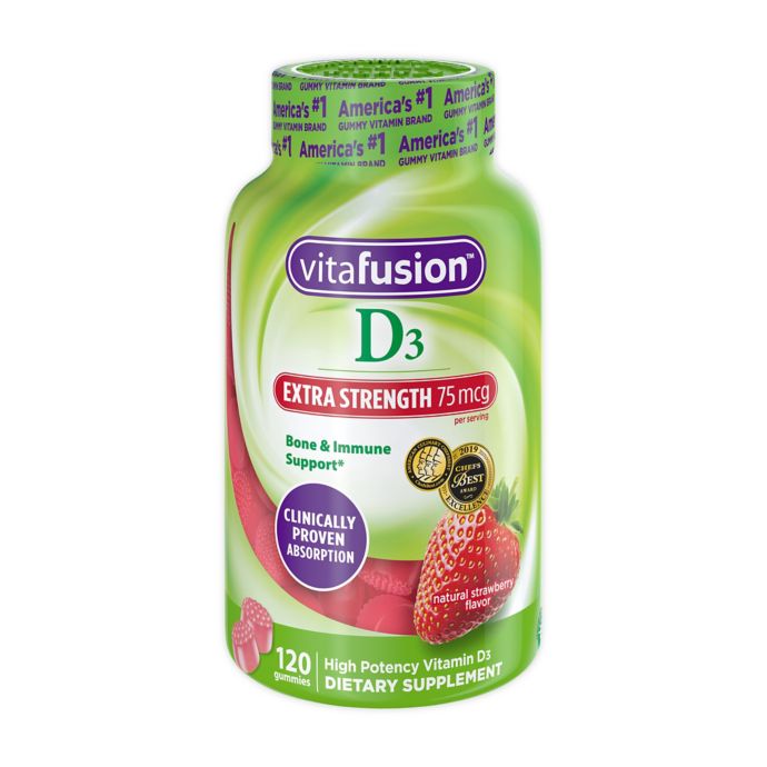 Vitafusion™ 120-Count Extra Strength 3000 IU Vitamin D3 Gummies in ...