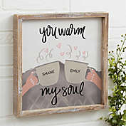 Warm My Soul Personalized Barnwood Wall Art Collection