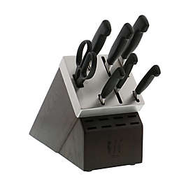 ZWILLING Four Star 8-Piece Kitchen Knife Set with Self-Sharpening Knife Block
