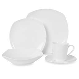 Nevaeh White® by Fitz and Floyd® Soft Square 5-Piece Place Setting