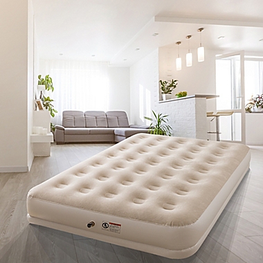 14-Inch Inflatable Twin Air Mattress in Taupe. View a larger version of this product image.