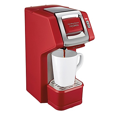 Hamilton Beach FlexBrew&reg; Single-Serve Coffee Maker in Red. View a larger version of this product image.