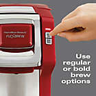 Alternate image 4 for Hamilton Beach FlexBrew&reg; Single-Serve Coffee Maker in Red