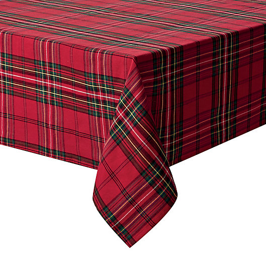 Alternate image 1 for Bee & Willow™ Festive Plaid Tablecloth