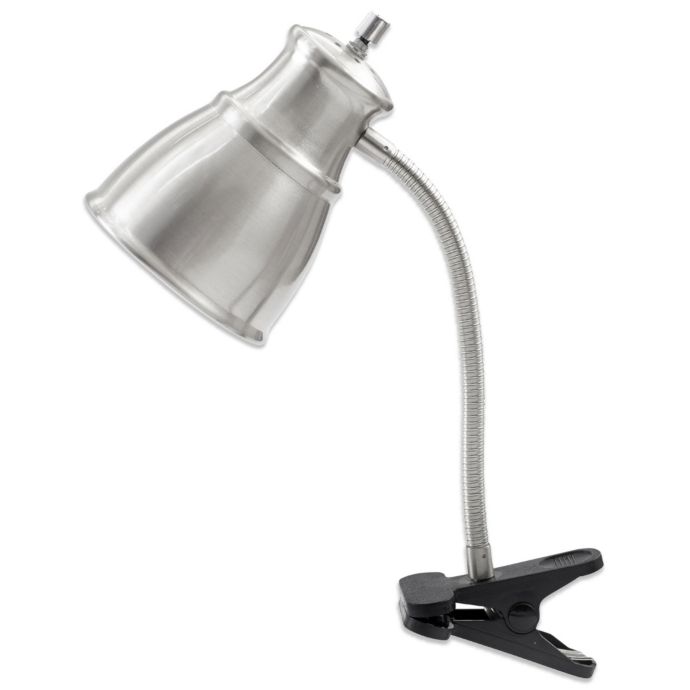 Equip Your Space Clip Lamps in Brushed Steel Bed Bath and Beyond Canada